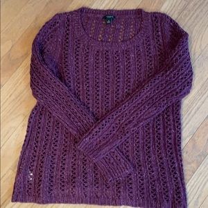 Ann Taylor Open Weave Sweater